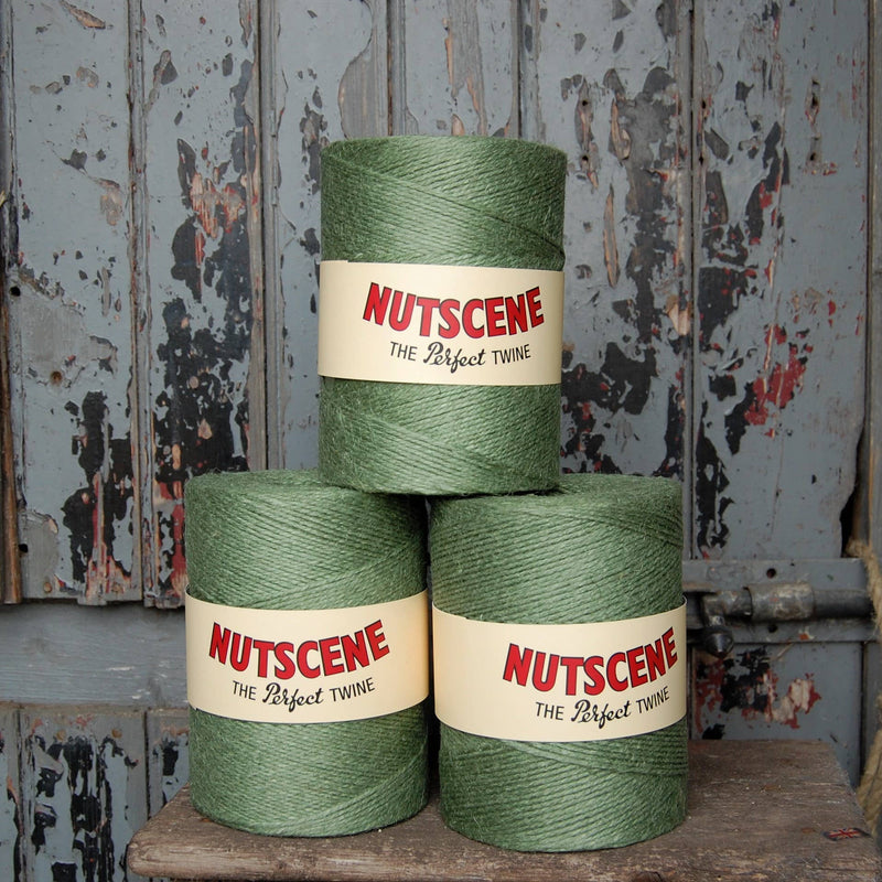 Large Green Jute Twine Spool