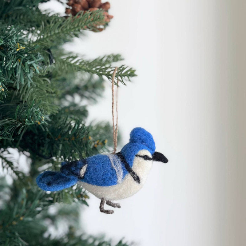 Felt Ornament - Bluejay