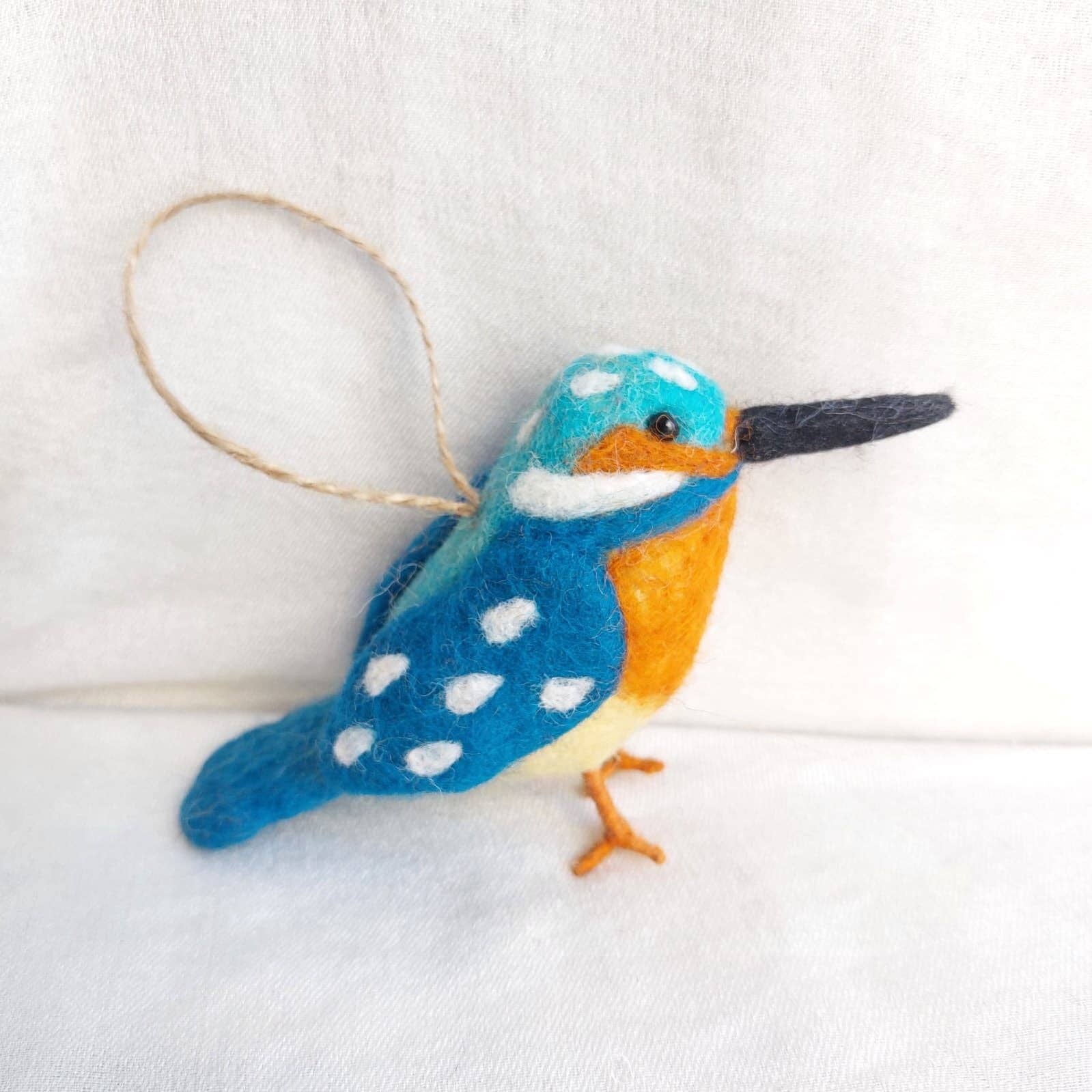 Felt Ornament - Kingfisher