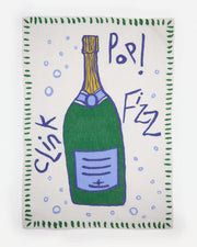 "Fizz" Linen Tea Towel