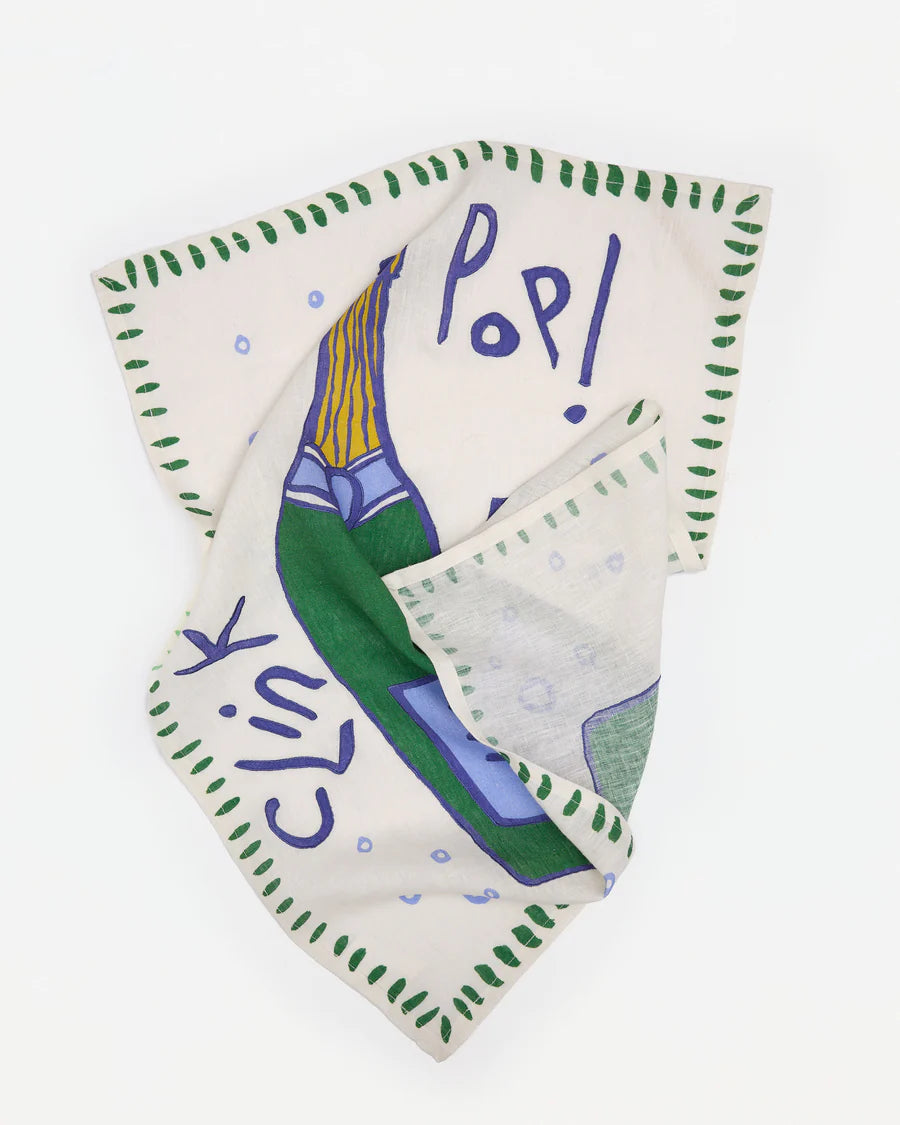 Fizz Linen Tea Towel