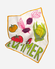 "Summer" Linen Tea Towel
