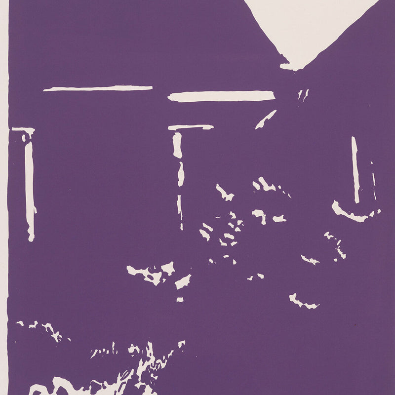 Robert Dash lithograph from Garden Portfolio “An illustration of how the day feels,” 1971