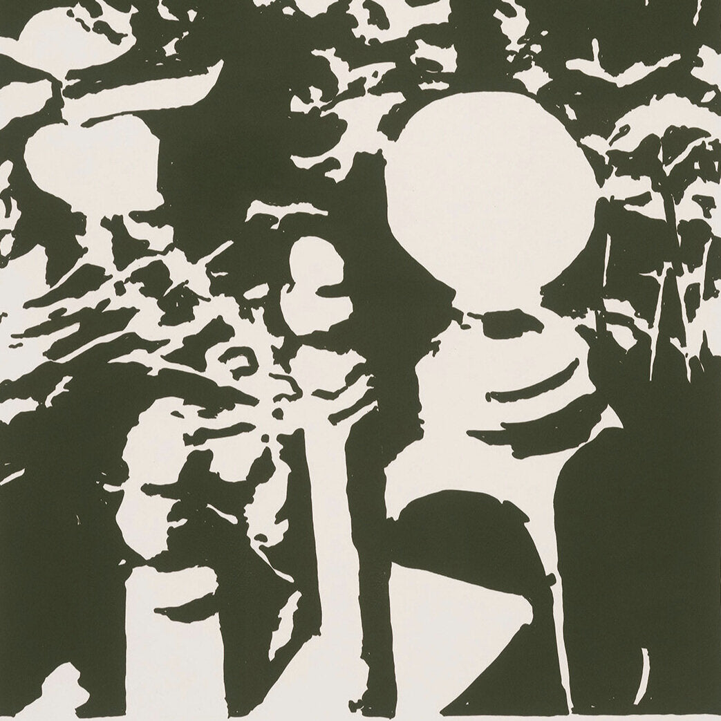 Robert Dash lithograph from Garden Portfolio “July 10 Today, the color of a teaspoon,” 1971