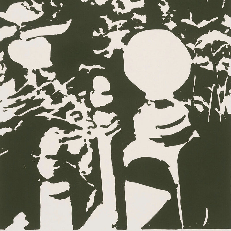 Robert Dash lithograph from Garden Portfolio “July 10 Today, the color of a teaspoon,” 1971