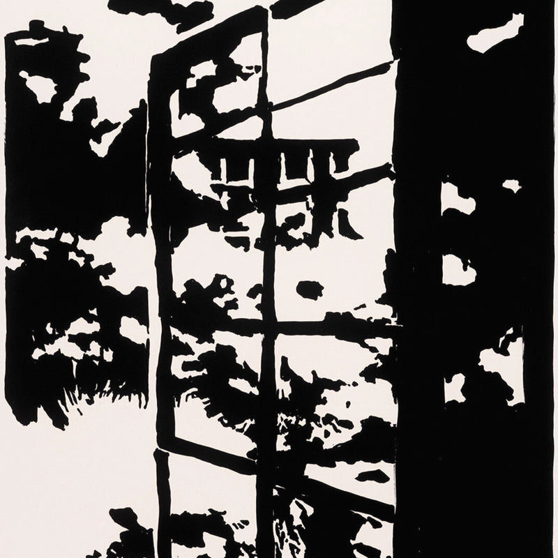 Robert Dash lithograph from Garden Portfolio “The air is like a Cryst-O-Mint,” 1971  