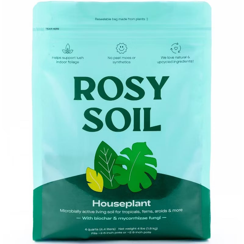 4qt Organic Potting Soil Mix, Indoor, Houseplant & Herbs