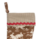 Cottontails Stocking - Chestnut