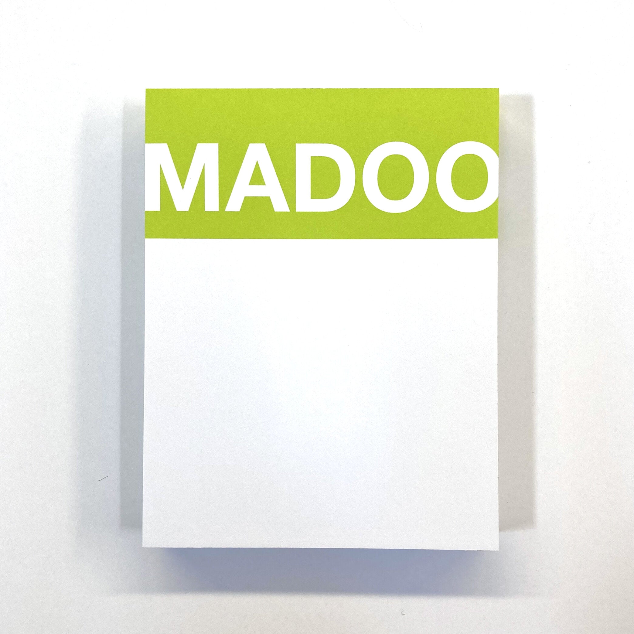 Madoo notepad/Green