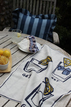 "G&T" Linen Tea Towel