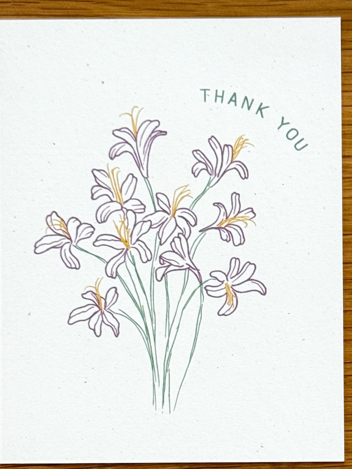 "Thank you" Greeting Card