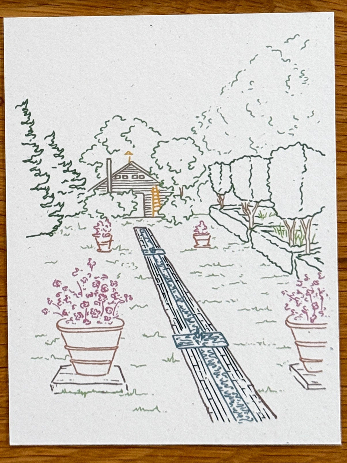 "Views Of Madoo" 4-Pack Greeting Cards