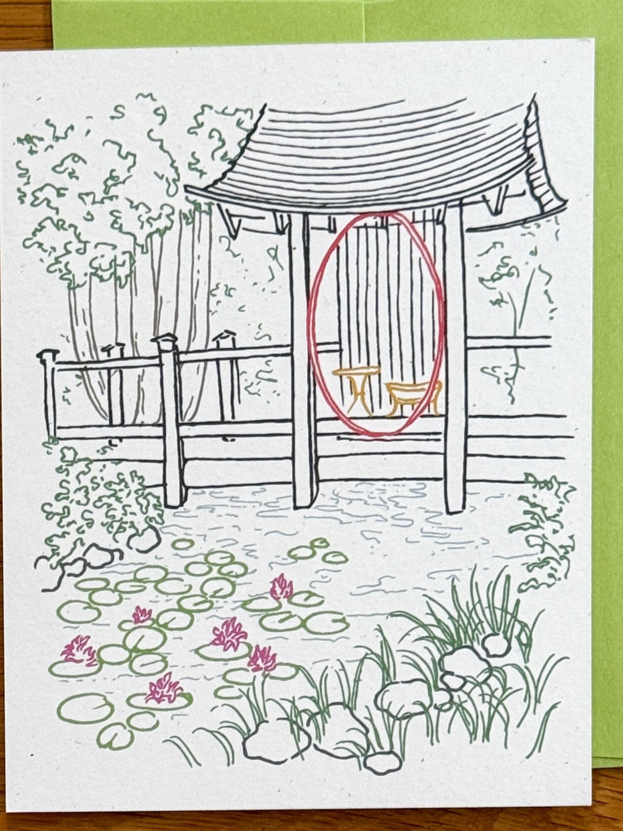 "Madoo Pond" Greeting Card