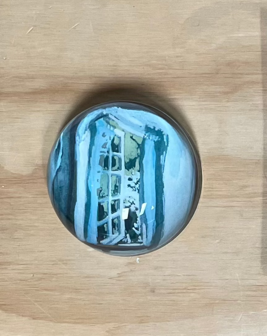 "Open Window" Dash Dome Paperweight