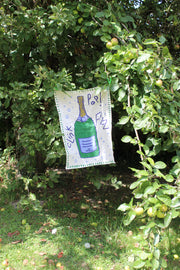 "Fizz" Linen Tea Towel