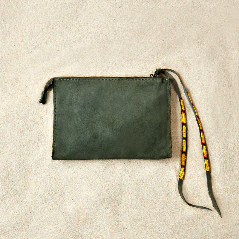 The Kenya Small Pouch, Olive Green