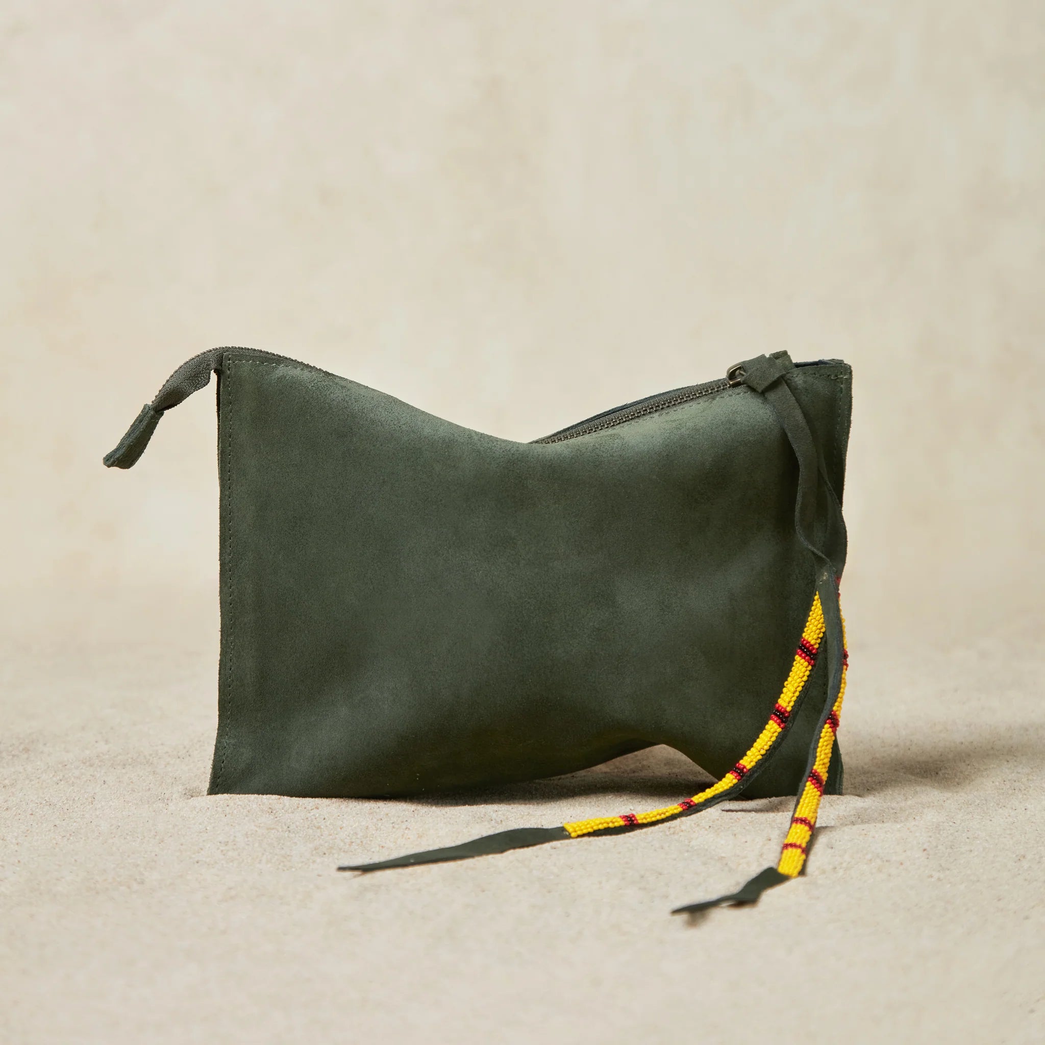 The Kenya Small Pouch, Olive Green