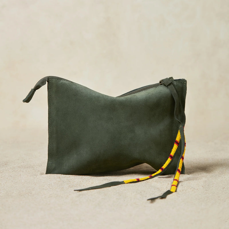 The Kenya Small Pouch, Olive Green