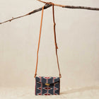 The Manyatta Beaded Bag, Grey/Red