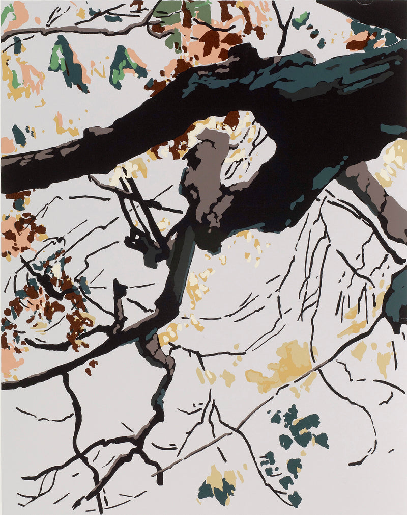 Robert Dash print, "October Branch"