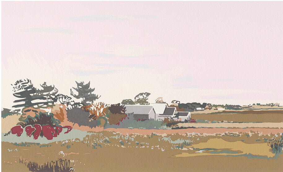 Robert Dash print, “Sagaponack”
