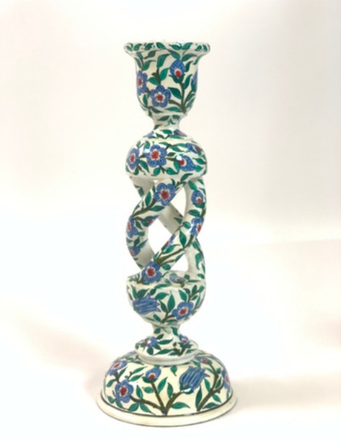 Large Paper Mache Candle Holder