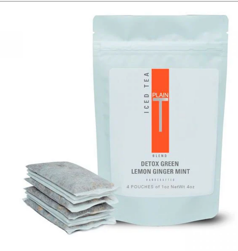 Detox Lemon Ginger Mint Iced Tea