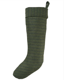 Boyd Wool Pinstripe Stocking - Green