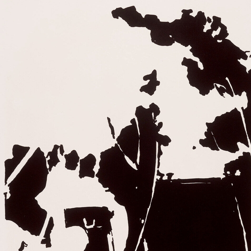 Robert Dash lithograph from Garden Portfolio “Sunny and clear, pale and empty as a photograph” 1971 