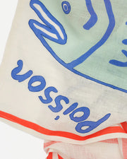 "Poisson" Linen Tea Towel