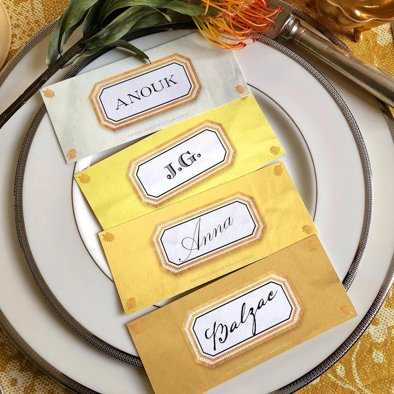 Envoy: Soleil - Custom Place Cards - Laydown