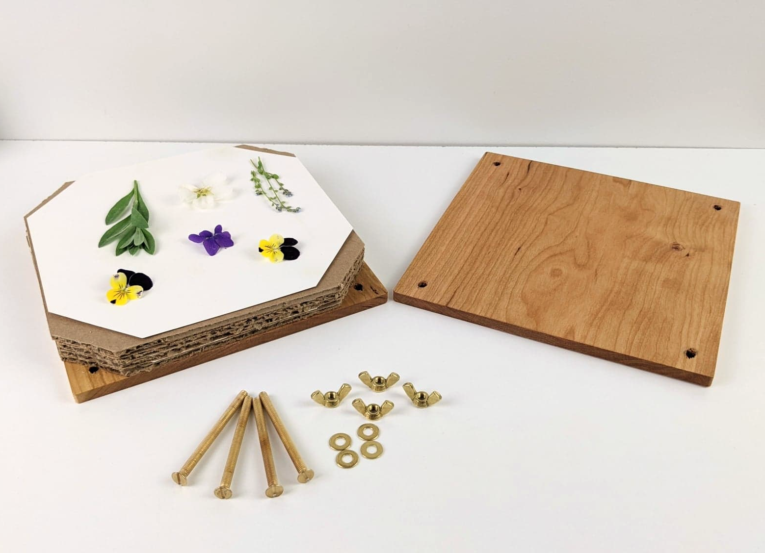 Hardwood Flower Pressing Kit