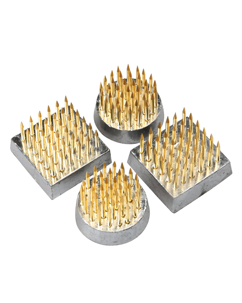 Mini Kenzen Brass Set Flower Frogs