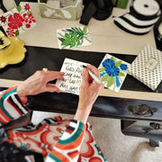 Marian McEvoy: Pack of 'Tropicalia Verde' Custom Note Cards