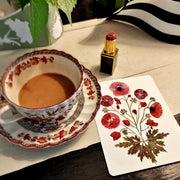 Marian McEvoy: 'Pressed Poppies' Pack of Custom Note Cards